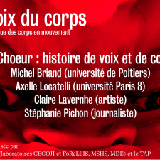 Table ronde transdisciplinaire animée par Stéphanie Pichon (journaliste) avec Axelle Locatelli (université Paris 8), Michel Briand (université de Poitiers) et Claire Lavernhe (artiste)