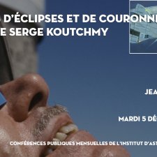 Affiche de la conférence de Pierre Léna et Serge Koutchmy.