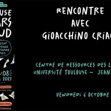 Rencontre avec Gioacchino Criaco le 6 octobre au CRL