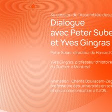 3e session de l'Assemblée des partenaires : Dialogue avec Peter Suber et Yves Gingras