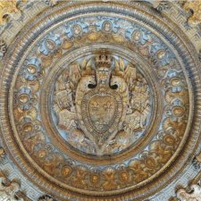 Plafond de la chambre de Henri II au Louvre