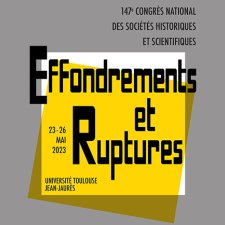 Extrait de l'affiche du congrès Effondrements et ruptures