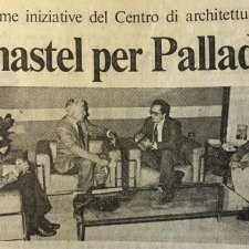 Article « Chastel per Palladio. Prossime iniziative del Centro di architettura », Il Giornale di Vicenza