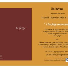 Vignette Ent'revues - Une forge commune