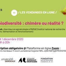 Les Vendanges du Savoir - Vin et biodiversité : chimère ou réalité ?