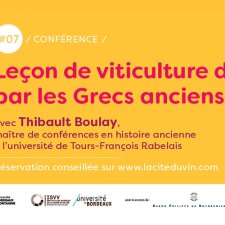 Les Vendanges du Savoir - Leçon de viticulture durable par les grecs anciens