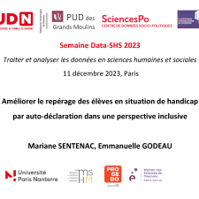 Améliorer le repérage des élèves en situation de handicap par auto-déclaration dans une perspective inclusive