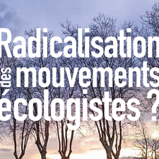 Illustration extraite du programme de la journée d'études "Radicalisation des mouvements écologistes ?"