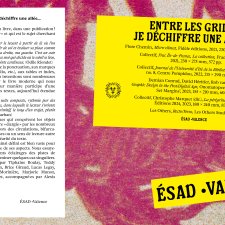 Présentation de l’atelier de l’ÉSAD, Valence