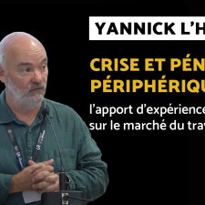 Master Classes - Économie - Yannick L’HORTY - Crise et pénalités périphériques : l'apport d'expériences de terrain sur le marché du travail