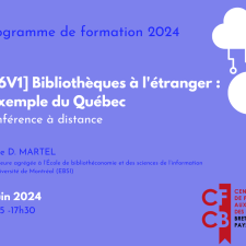 Visuel Conférence Bibliothèque à l'étranger