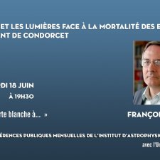 Visuel pour l'annonce de la conférence de François Héran : « L’Église et les lumières face à la mortalité des enfants : le moment de Condorcet ».