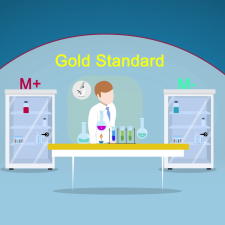 illustration of laboratory for test