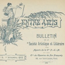 Frontispice de Entre amis, n°8, 1er novembre 1902, p. 3 (détail). Gallica