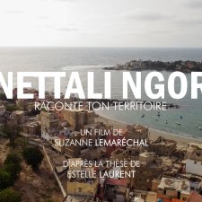 Vue aérienne du village de Ngor