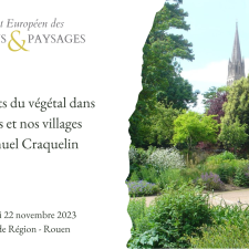 Conférence Les bienfaits du végétal dans nos villes et nos villages