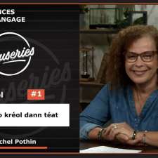 Les Causeries Sciences du Langage - Kozri Kréol #1 - La place du créole dans le théâtre