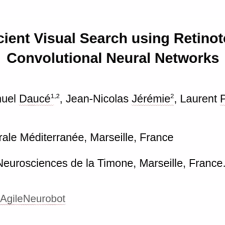 Efficient Visual Search using Retinotopic convolutional neural networks