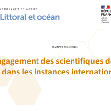 L’engagement des scientifiques de l’océan dans les instances internationales