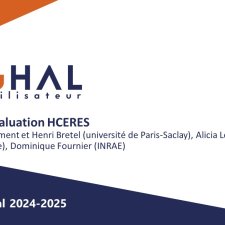 Vignette présentant le titre et les intervenants de la visionconférence dédiée au  Hcéres