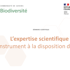 L’expertise scientifique : un instrument à la disposition des CoSav