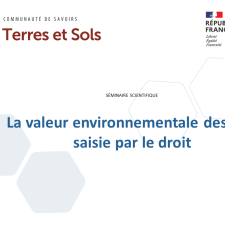 La valeur environnementale des sols saisie par le droit
