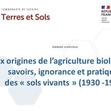 Origine de l'agriculture biologique