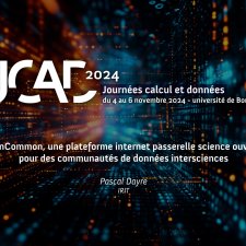 OpenCommon, une plateforme science ouverte passerelle pour des communautés de données intersciences