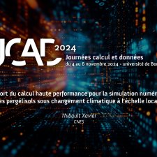 Apport du calcul haute performance pour la simulation numérique des pergélisols sous changement climatique à l'échelle locale
