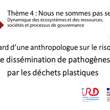 Regard d’une anthropologue sur le risque de dissémination de pathogènes par les déchets plastiques