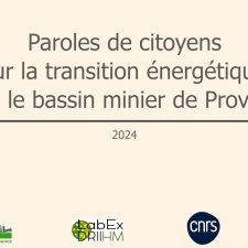 Paroles de citoyens sur la transition énergétique dans le bassin minier de Provence