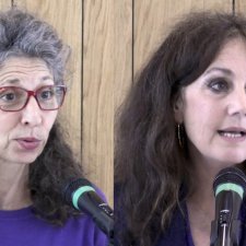 visage des deux intervenantes