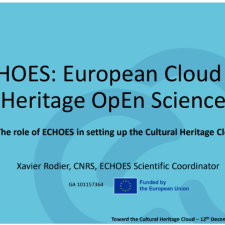 Xavier Rodier: The role of ECHOES in setting up the ECCCH