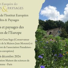 Les jardins et paysages des architectes de l’Europe - Rencontres du 4 décembre 2024