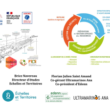 Extrait de l'affiche de la conférence "L'économie circulaire, la transition en action dans les territoires métropolitains"