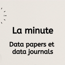 Vignette de la vidéo La minute Data papers and data journals