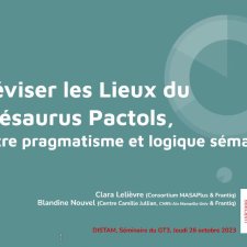 Réviser les Lieux du thésaurus Pactols, entre pragmatisme et logique sémantique