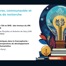 Infrastructures, communautés et perspectives de recherche