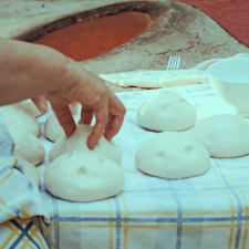 Making bread dough