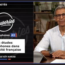 Causeries Humanités - Études francophones #2 - Les études francophones dans l'université française
