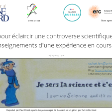 Répliquer pour éclaircir une controverse scientifique : quelques enseignements d'une expérience en cours...