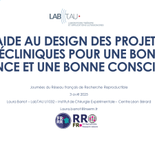 Aide au design des projets précliniques pour une bonne science et une bonne conscience