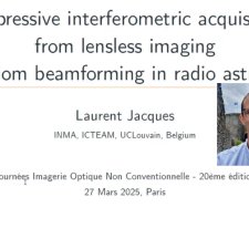 Acquisition interférométrique compressive : de l'imagerie sans lentille au beamforming aléatoire en radioastronomie
