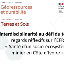 L’interdisciplinarité au défi du terrain