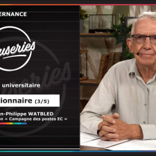 Causeries Gouvernance Universitaire - Le COStionnaire - Partie 3