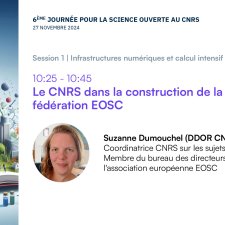 Journée pour la science ouverte au CNRS 2024 | Intervention Suzanne Dumouchel (DDOR CNRS)