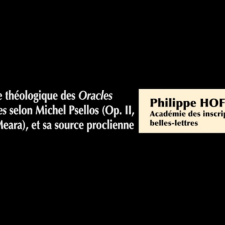 Titre de la conférence de Philippe Hoffmann