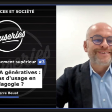 Causeries Sciences et Société - IA et enseignement supérieur #3 - Outils d'IA génératives