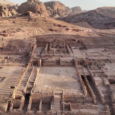 Vue de Petra, Jordanie