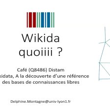 Wikida… quoi ? A la découverte de la référence des bases de connaissances libres